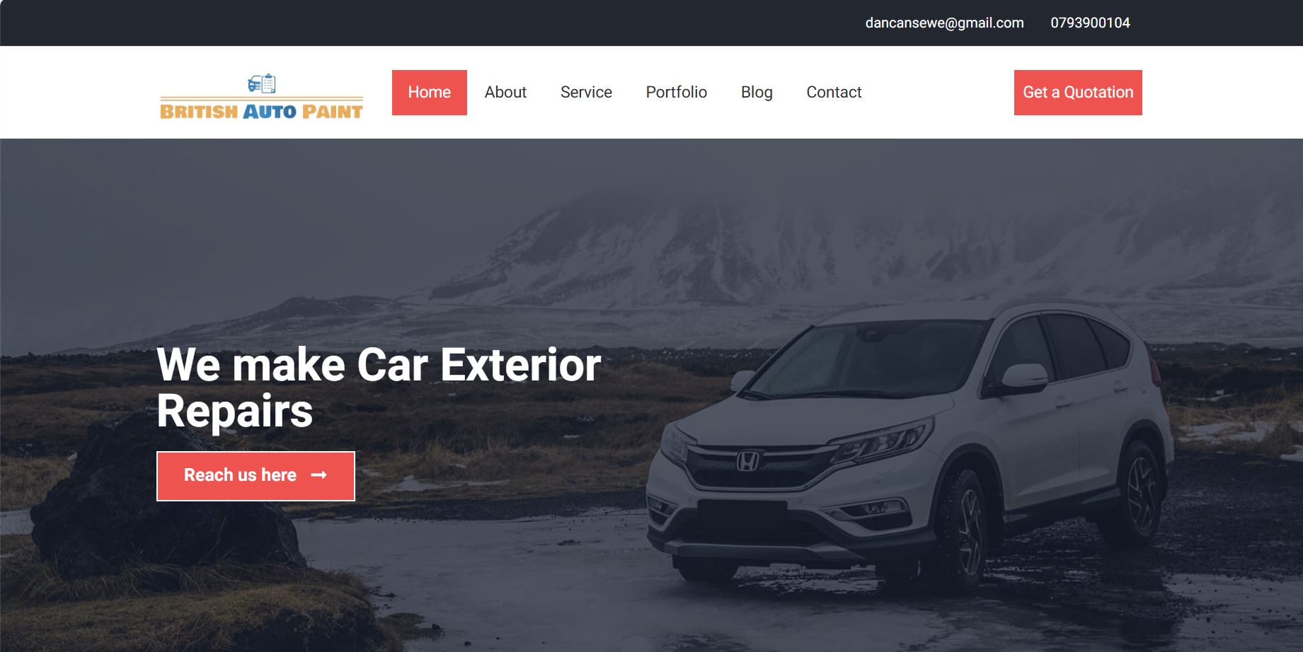 Bristish Auto Paint Garage